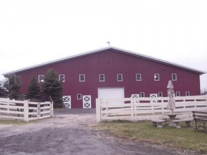 metal horse arena barn