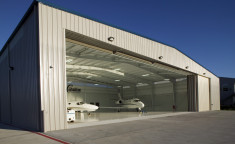 airplane hangar building